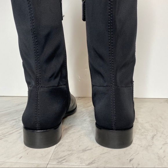 Louise et Cie Verdi Leather Black Stretch Boot 6M - Picture 4 of 15